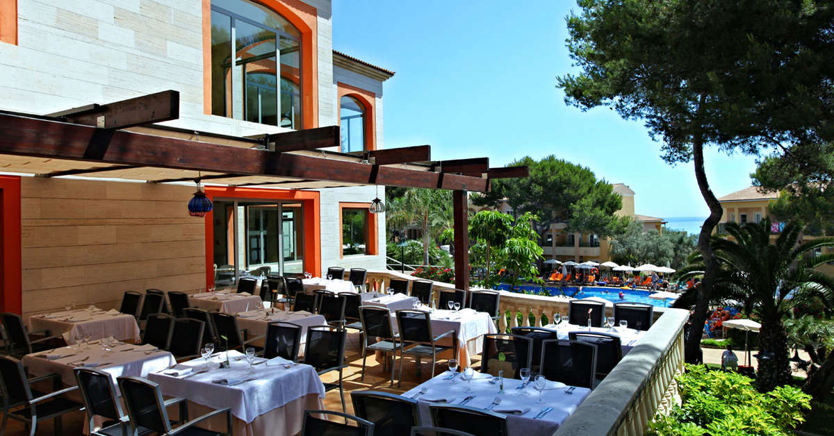 Een foto van de faciliteiten bij Hotel Zafiro Cala Mesquida