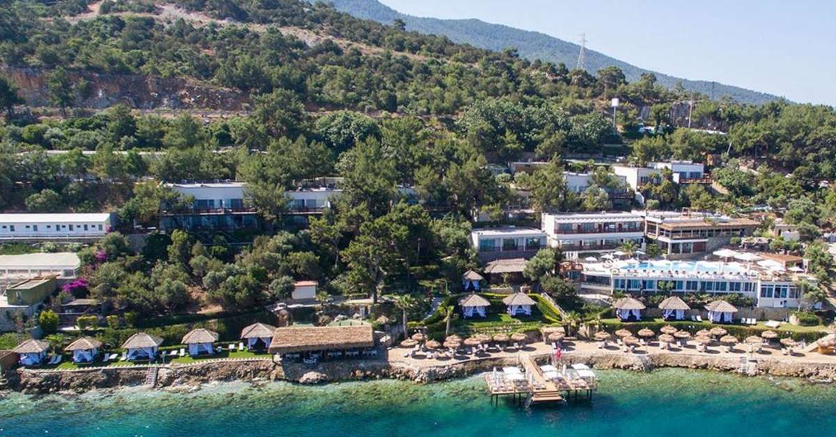 Ein Foto von der Außenansicht des Sarpedor Boutique Hotel & Spa