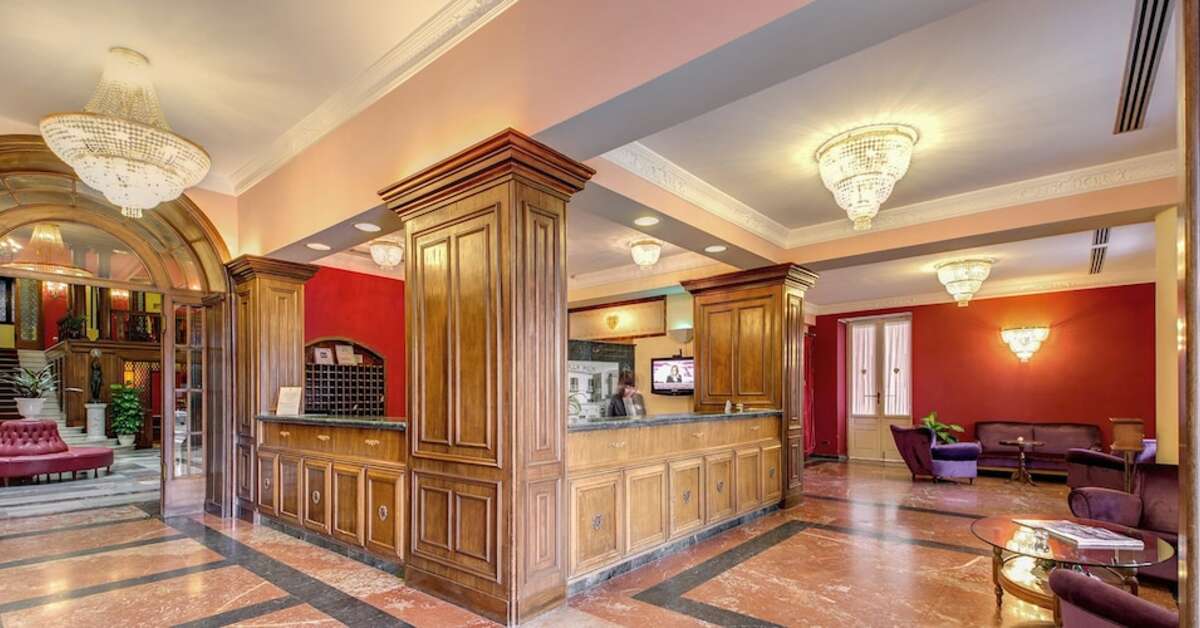 Een foto van de faciliteiten bij Grand Hotel Villa Politi