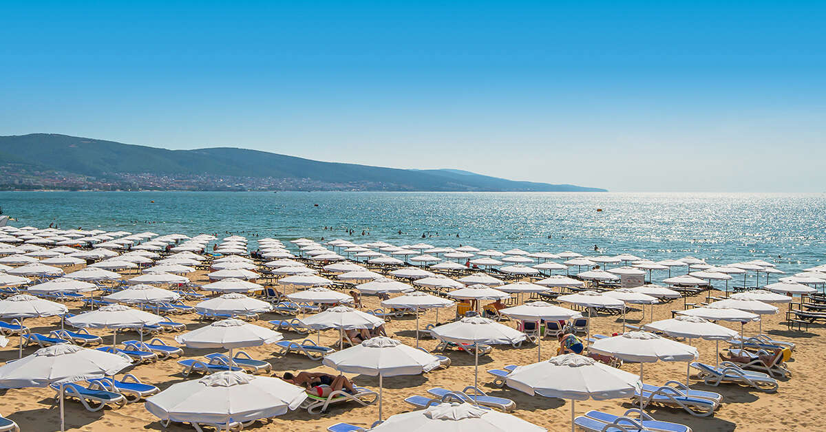Een foto van het strand bij Melia Sunny Beach