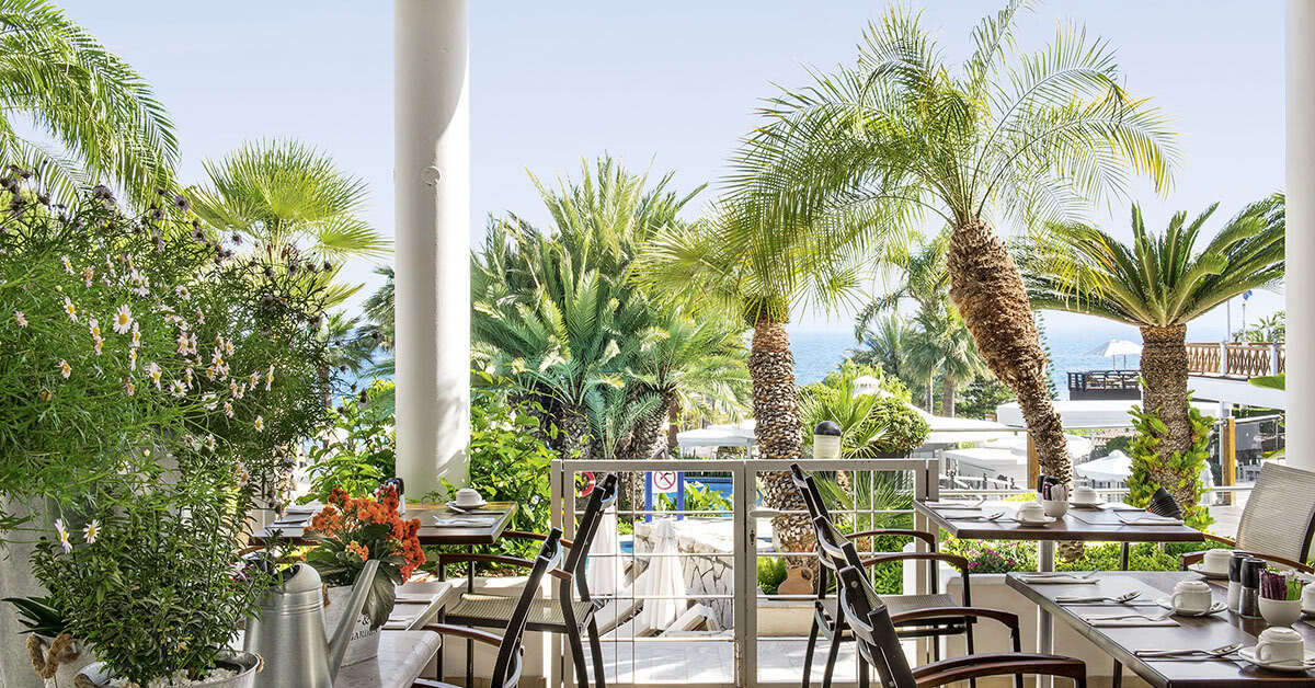 Een foto van de faciliteiten bij Mediterranean Beach Hotel