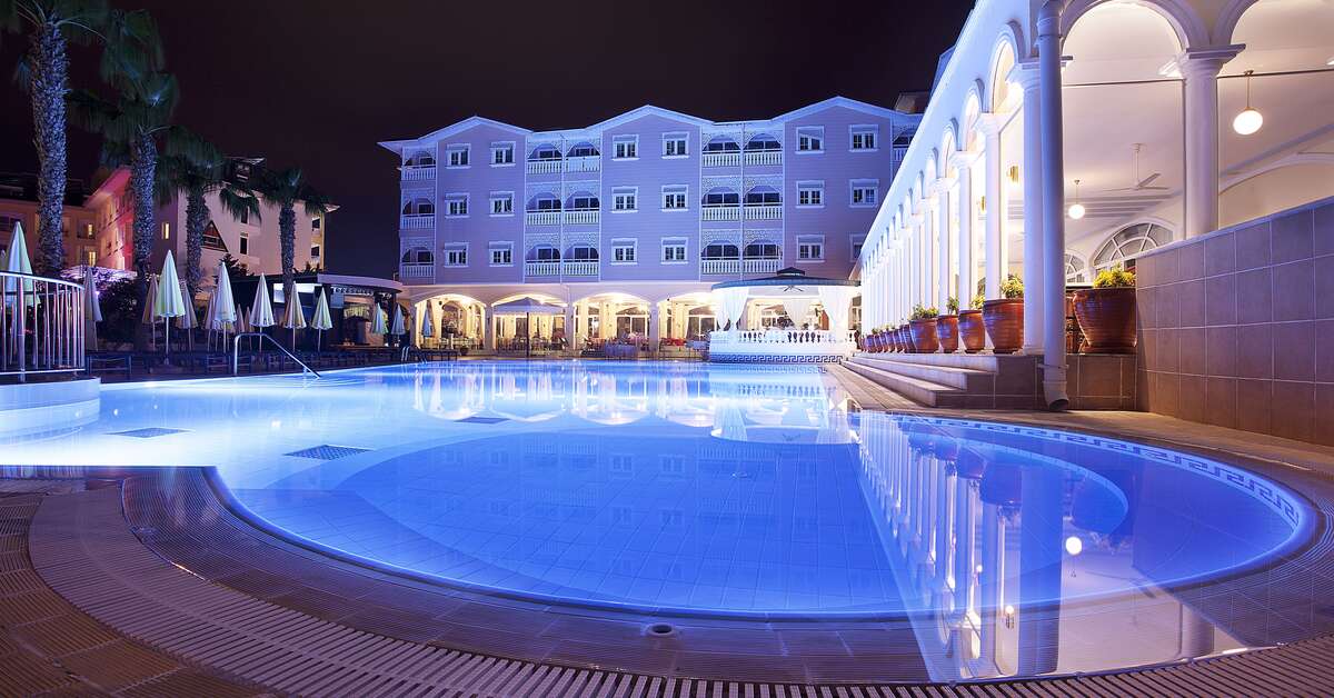 Ein Foto vom Pool im Pasha's Princess