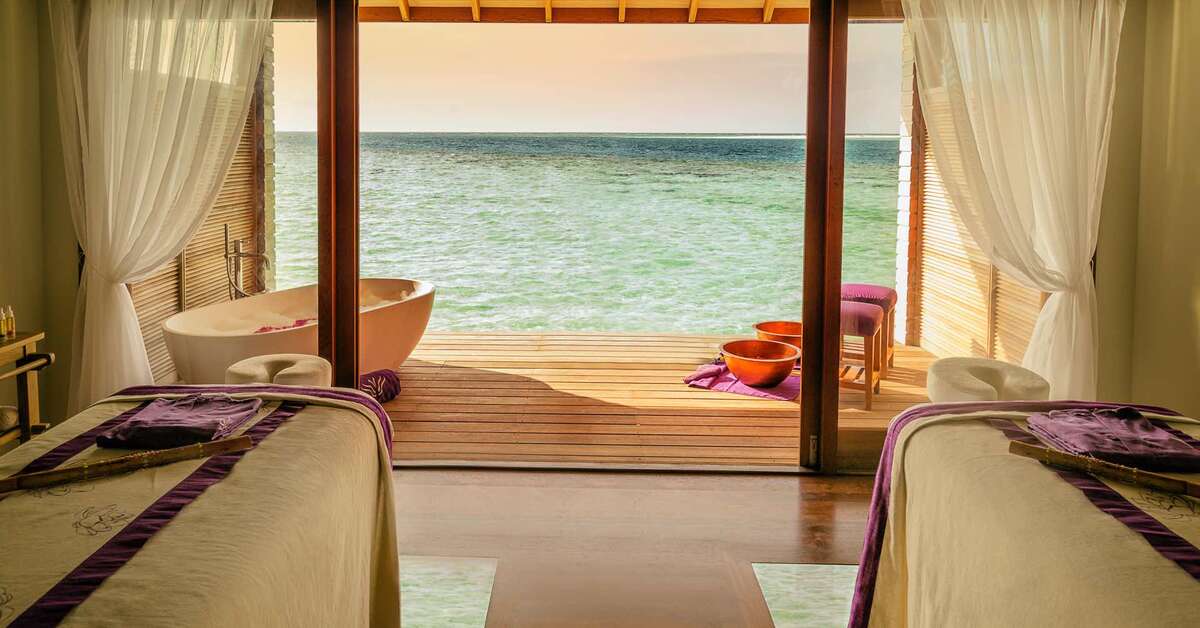 Een foto van de faciliteiten bij Hurawalhi Island Resort