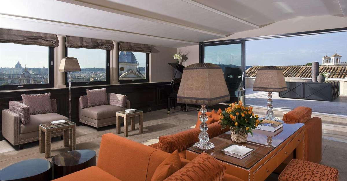 Een foto van Hassler Roma Hotel