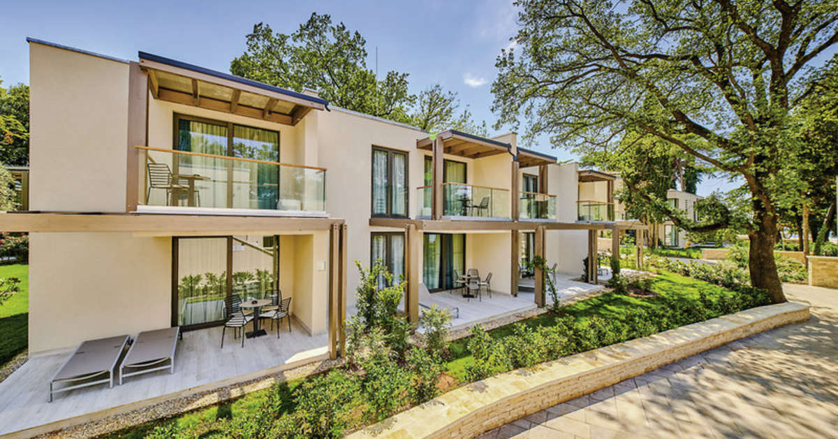 Een foto van de buitenkant van Garden Suites Umag Plava Laguna