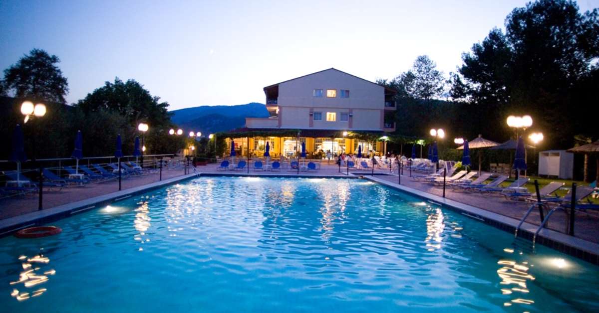 Een foto van het zwembad bij Sun Beach Platamon