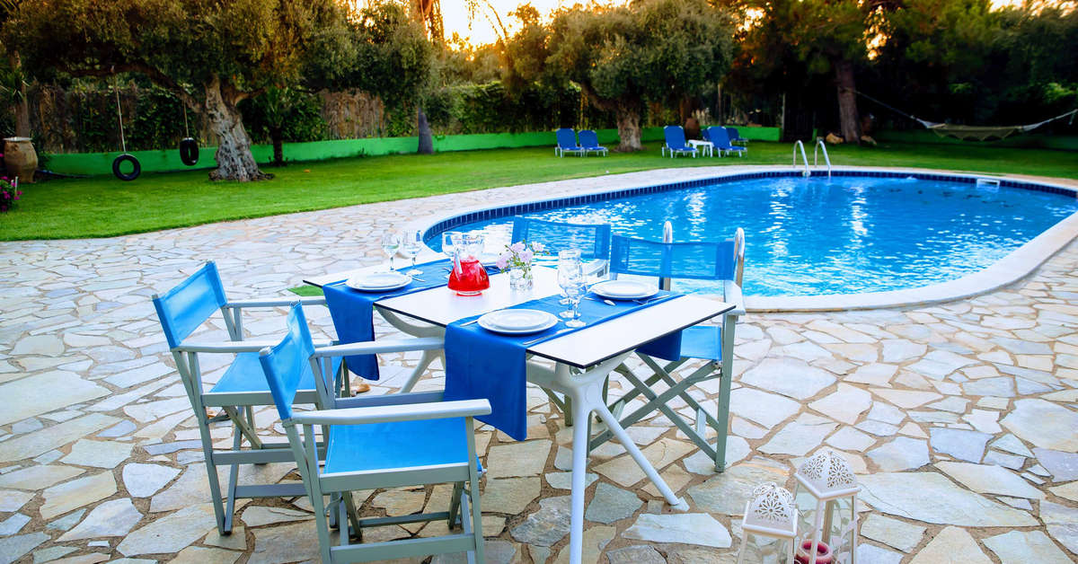 Een foto van het zwembad bij Ibiscus Hotel Malia
