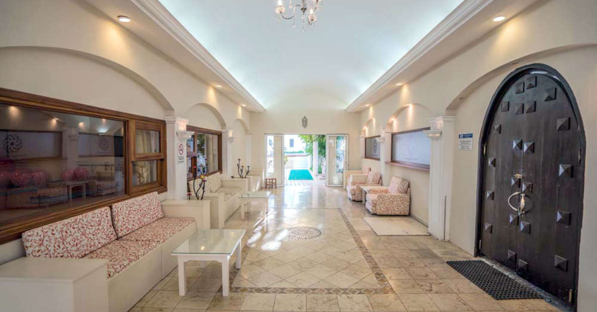 Een foto van het interieur van Costa Maya Hotel