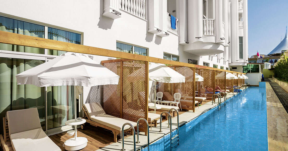 Een foto van het zwembad bij Side Royal Palace Hotel & Spa