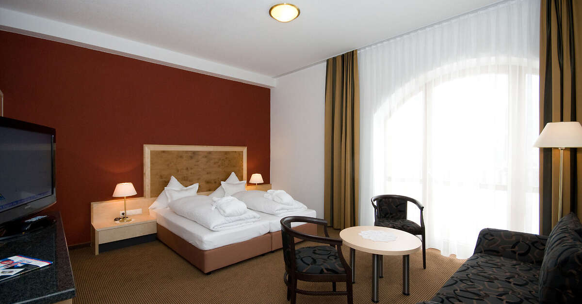 Een foto van een overzicht van Hotel Amadeus Micheluzzi
