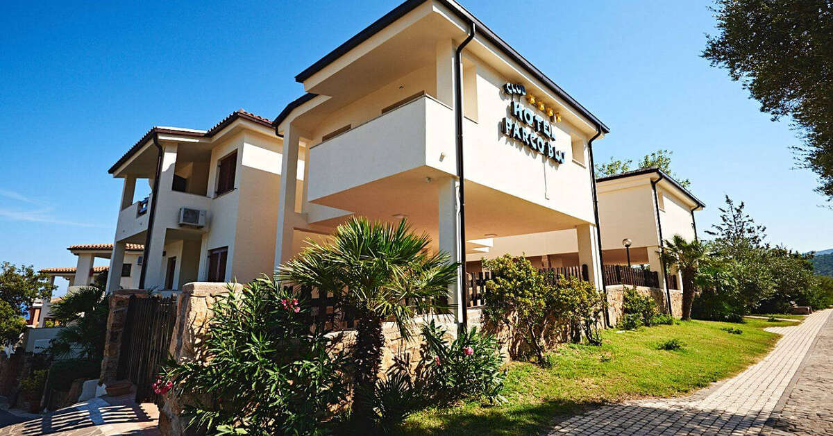 Een foto van de buitenkant van Parco Blu Club Resort