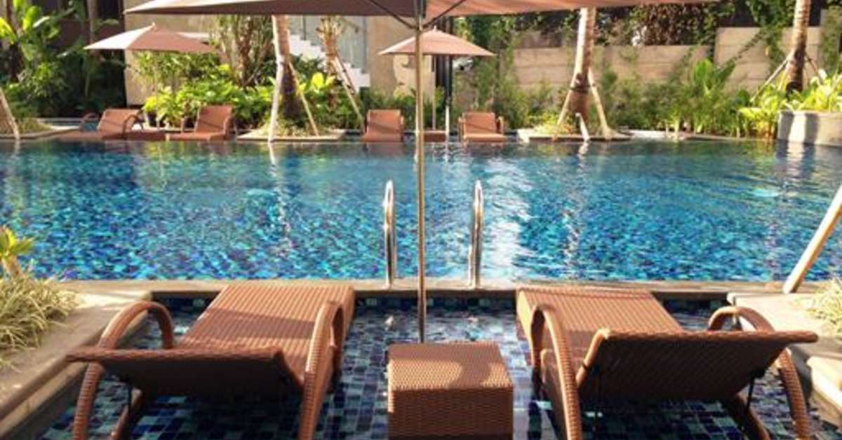 Een foto van het zwembad bij Sanur Resort Watujimbar