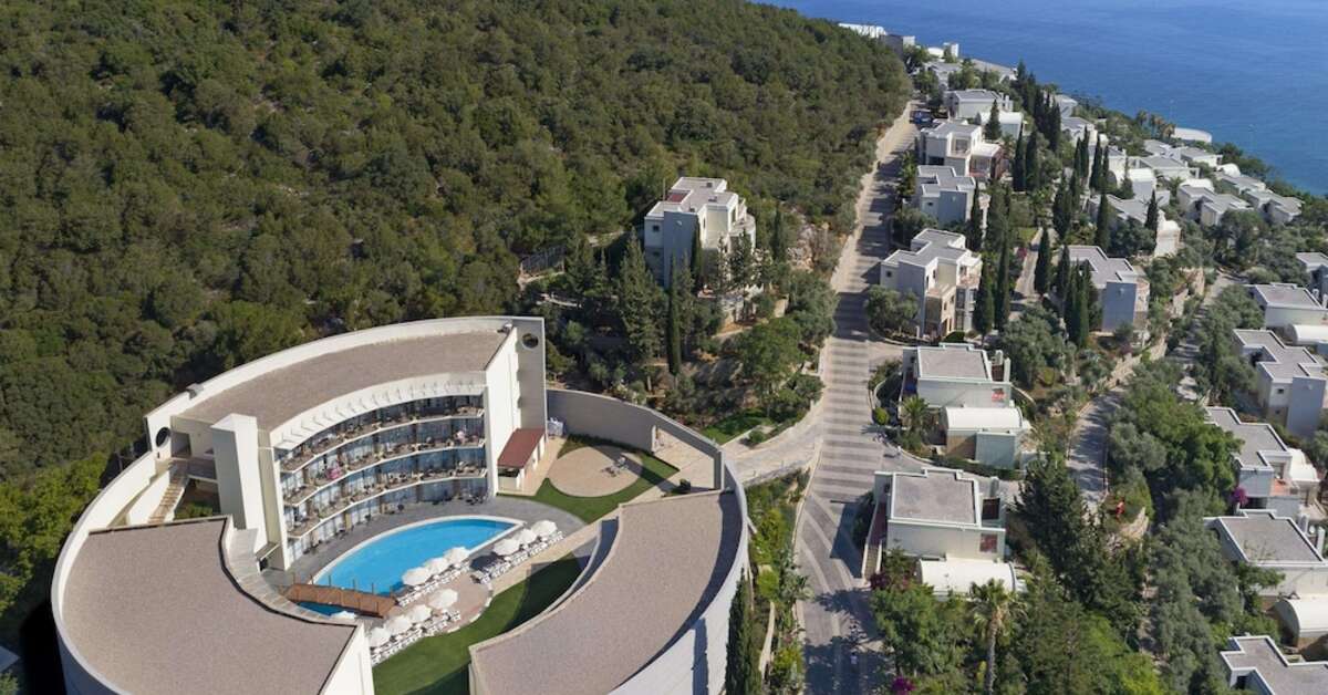 Een foto van de buitenkant van Duja Bodrum Hotel