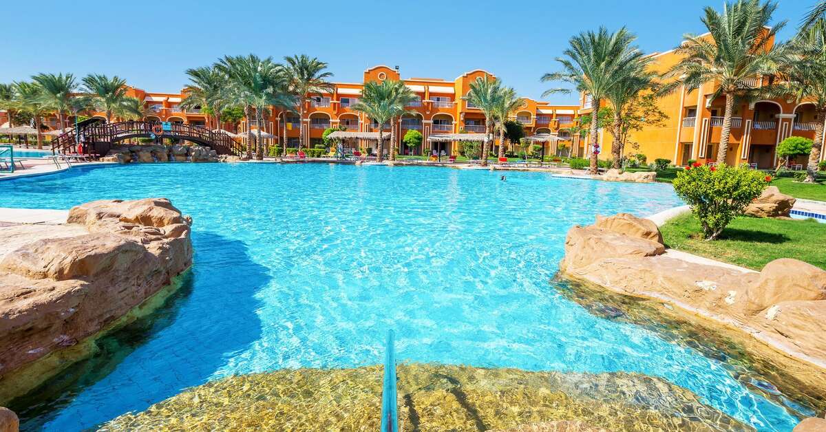 Ein Foto vom Pool im Caribbean World Soma Bay