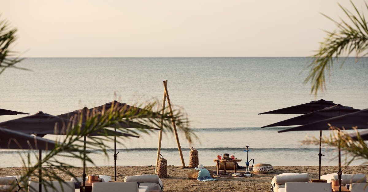 Een foto van het strand bij Gardelli Resort