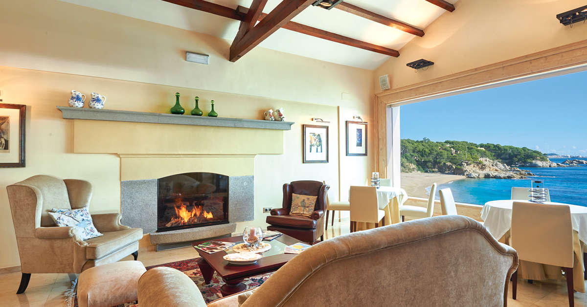 Een foto van het interieur van Hotel Costa Brava