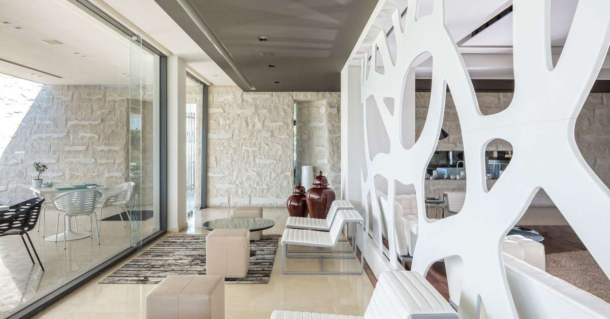 Een foto van het interieur van Aqua Blu Boutique & Spa