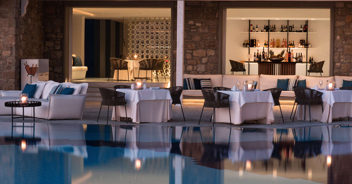 Een foto van de faciliteiten bij Mykonos Grand Hotel & Resort