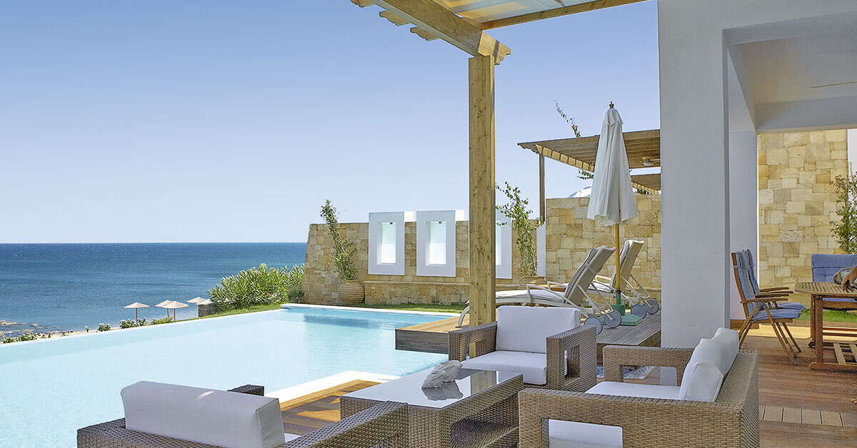 Een foto van het zwembad bij Atrium Prestige Thalasso Spa Resort