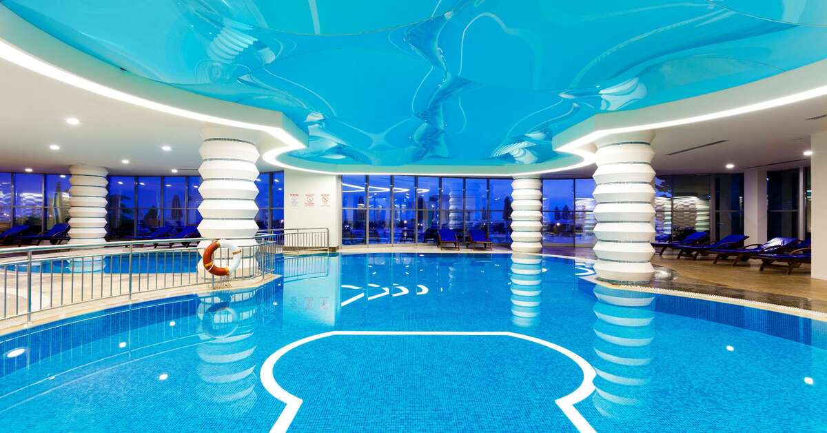 Een foto van het zwembad bij Melas Resort Hotel