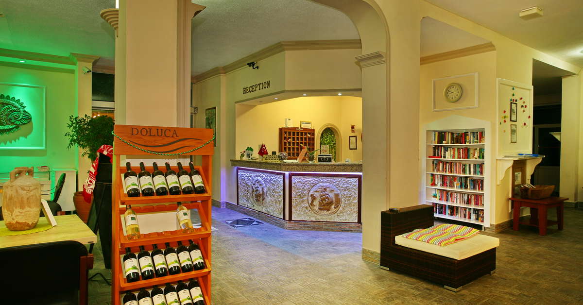 Een foto van het interieur van Hotel Bella Bravo