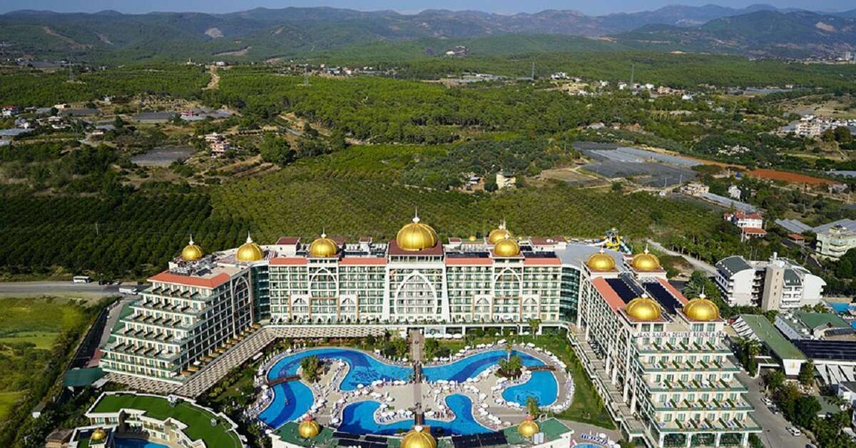 Een foto van het zwembad bij Alan Xafira Deluxe Resort & Spa