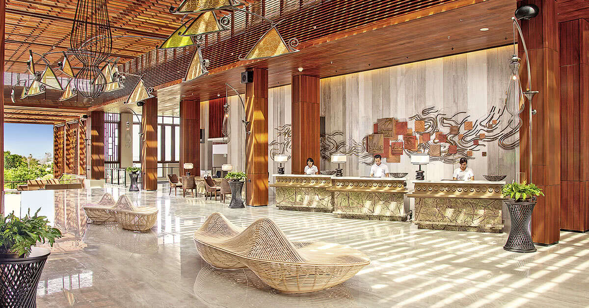 Een foto van het interieur van Mövenpick Resort & Spa Jimbaran