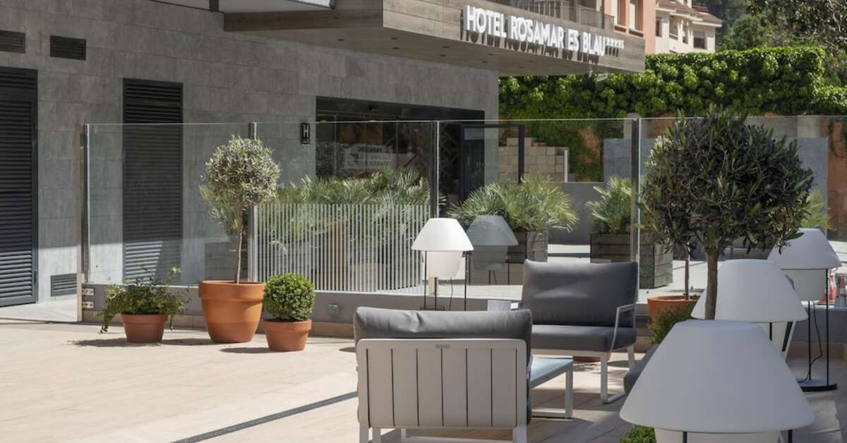 Een foto van de faciliteiten bij Hotel Rosamar Es Blau