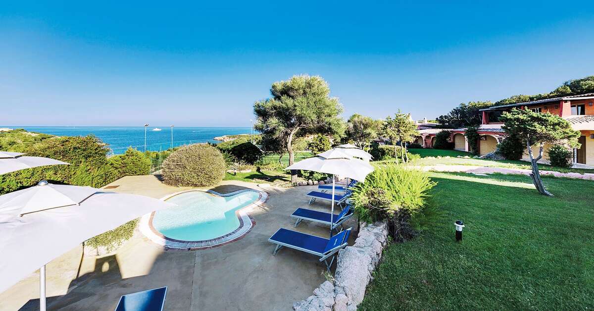 Een foto van het zwembad bij Grand Hotel in Porto Cervo