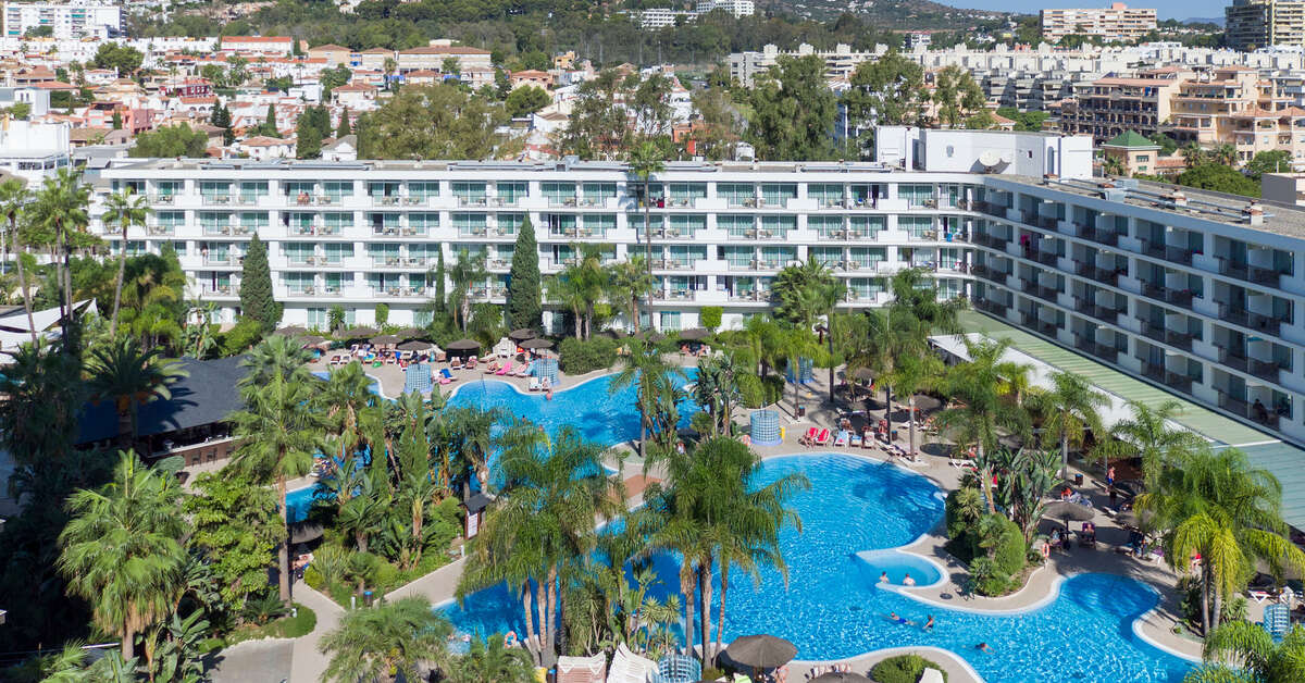Ein Foto vom Pool im Hotel Sol Principe
