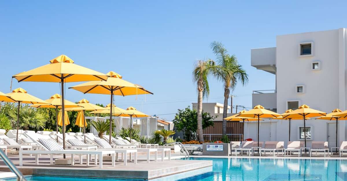 Een foto van het zwembad bij Orion Hotel Faliraki