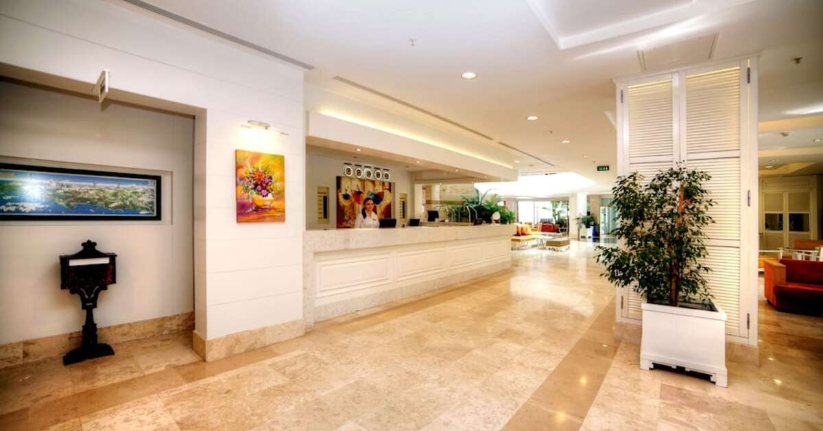 Een foto van het interieur van Zena Resort Hotel