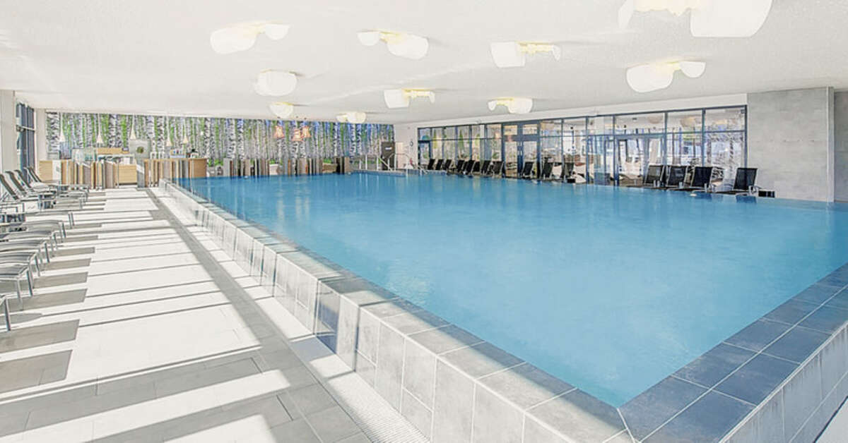 Een foto van het zwembad bij A-ja Bad Saarow Resort