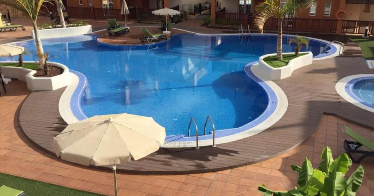 Een foto van het zwembad bij Monte Carrera Appartementen