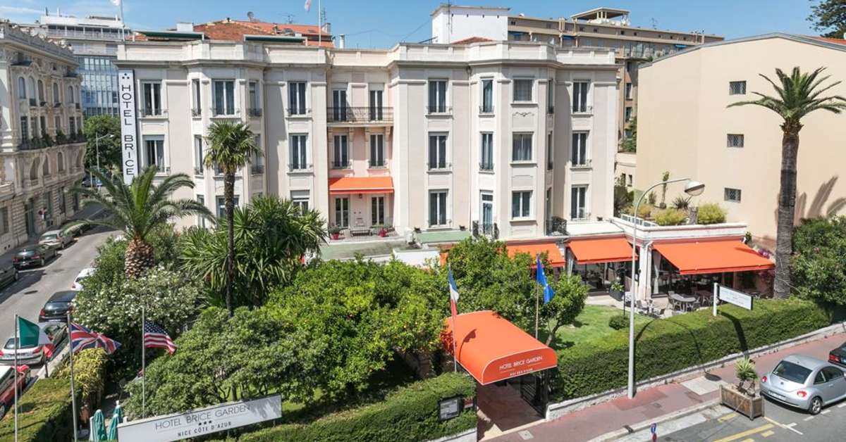 Ein Foto von der Außenansicht des Best Western Plus Brice Garden Nice