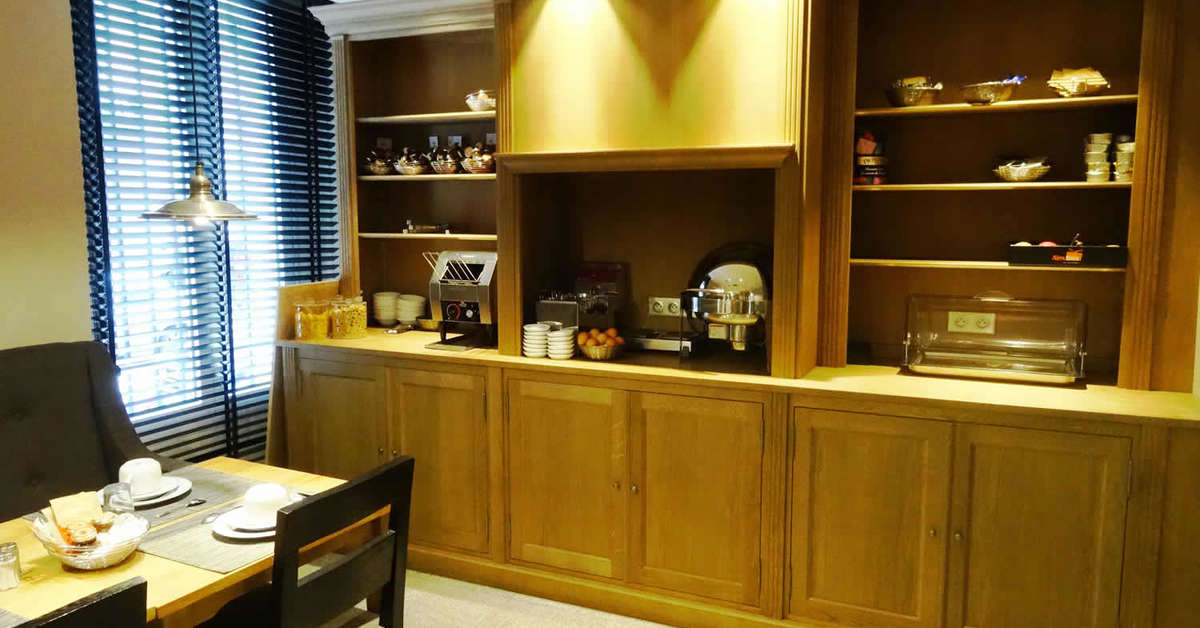 Een foto van het interieur van Hotel Albert 1er Paris