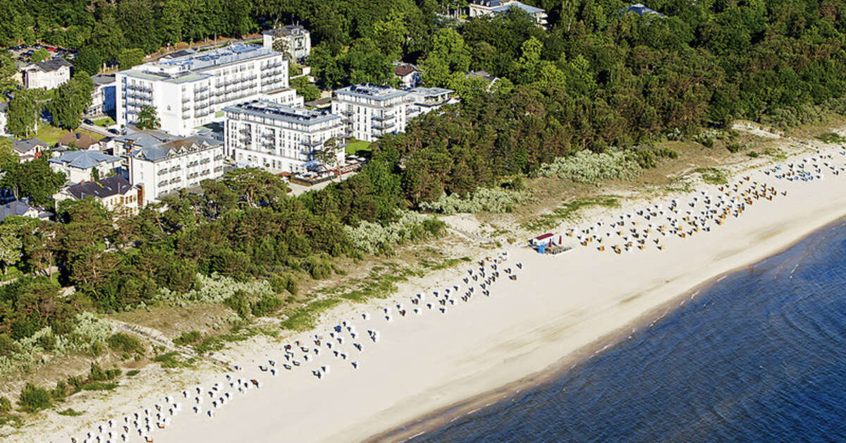 Een foto van de buitenkant van Steigenberger Grandhotel & Spa Heringsdorf