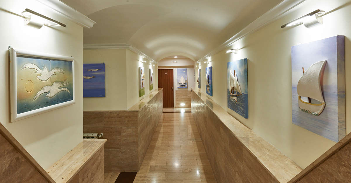Een foto van het interieur van Hotel Costa Brava