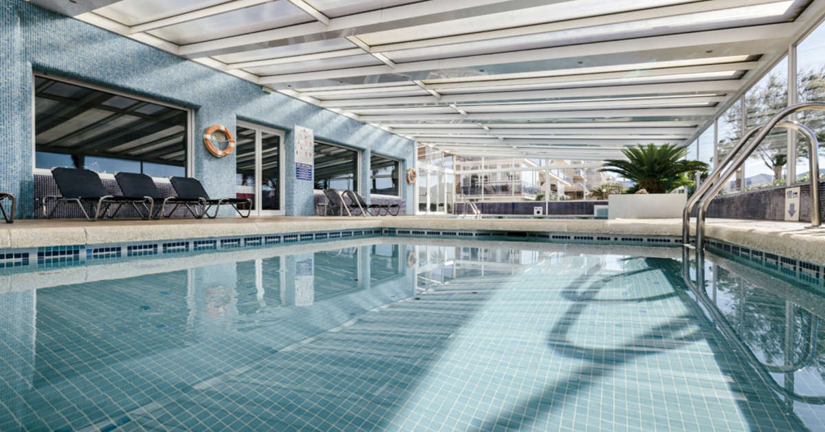 Een foto van het zwembad bij Hotel Montecarlo