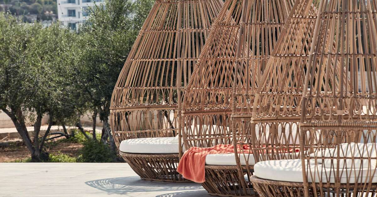 Ein Foto von der Terrasse im Atlantica Sancta Napa Hotel