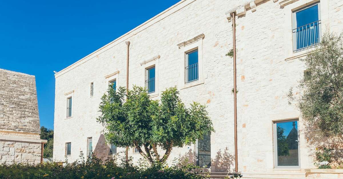 Een foto van de buitenkant van Masseria Grieco