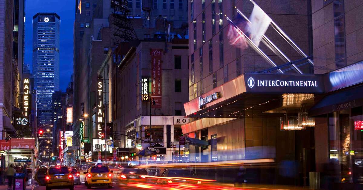 Ein Foto von der Außenansicht des InterContinental New York Times Square