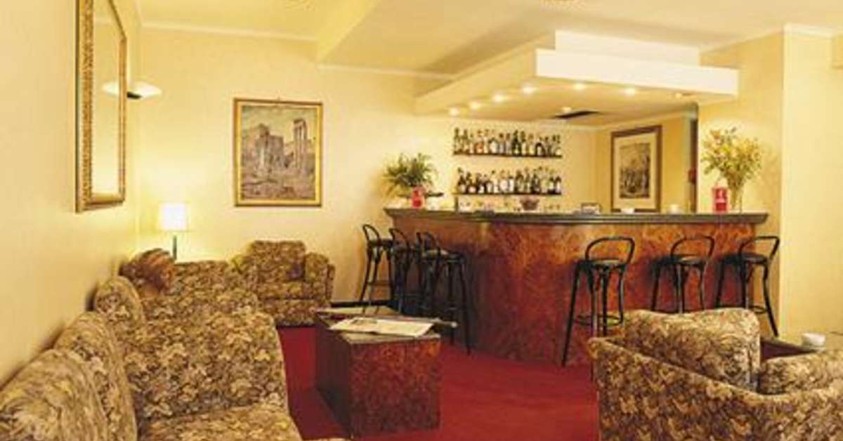 Een foto van het interieur van Hotel Villafranca Rome