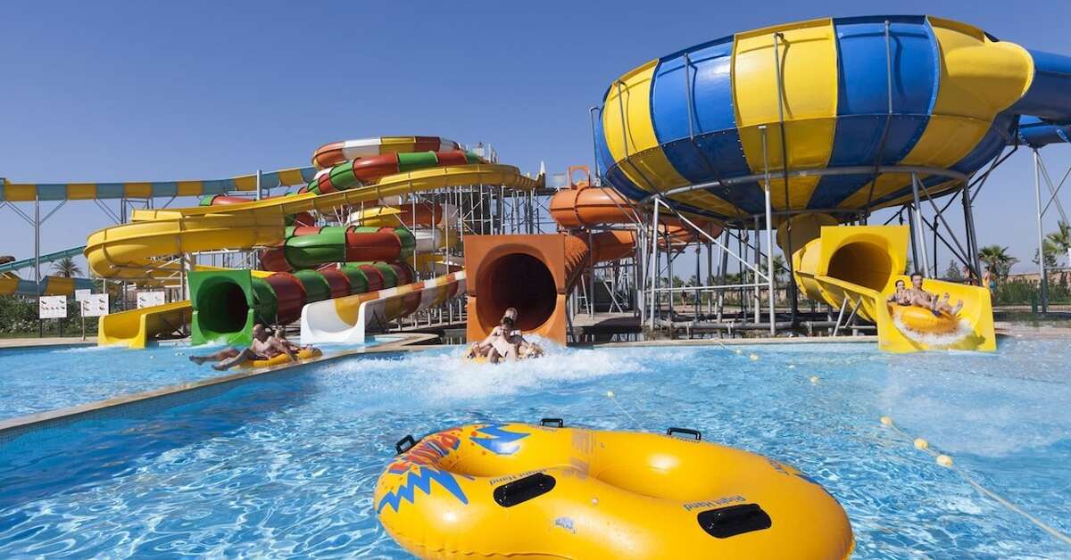 Een foto van het zwembad bij Aqua Mirage Marrakech