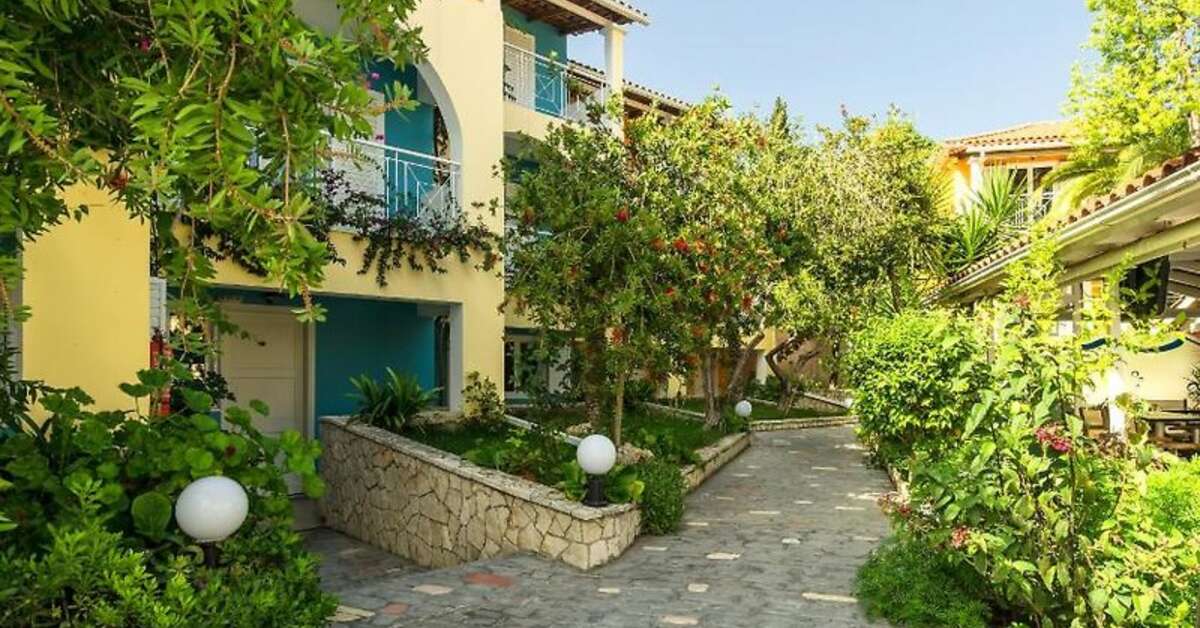 Een foto van de buitenkant van Sunrise Hotel Tsilivi
