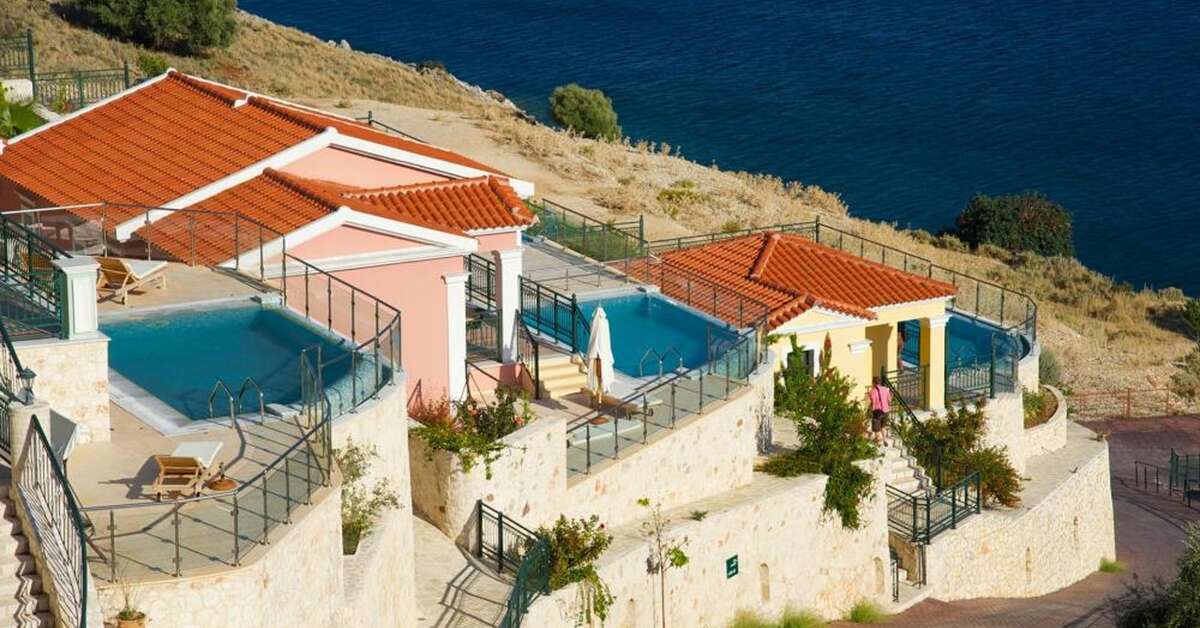 Een foto van een overzicht van Hotel Kefalonia Bay Palace