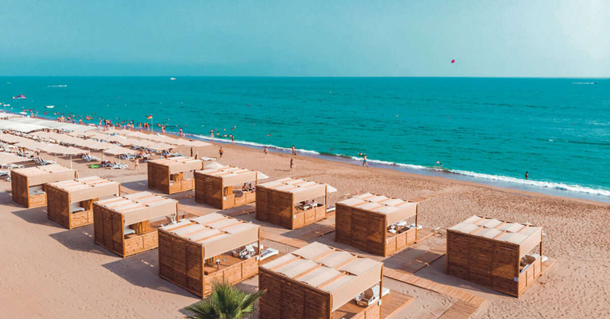 Ein Foto vom Strand beim Paloma Orenda Resort