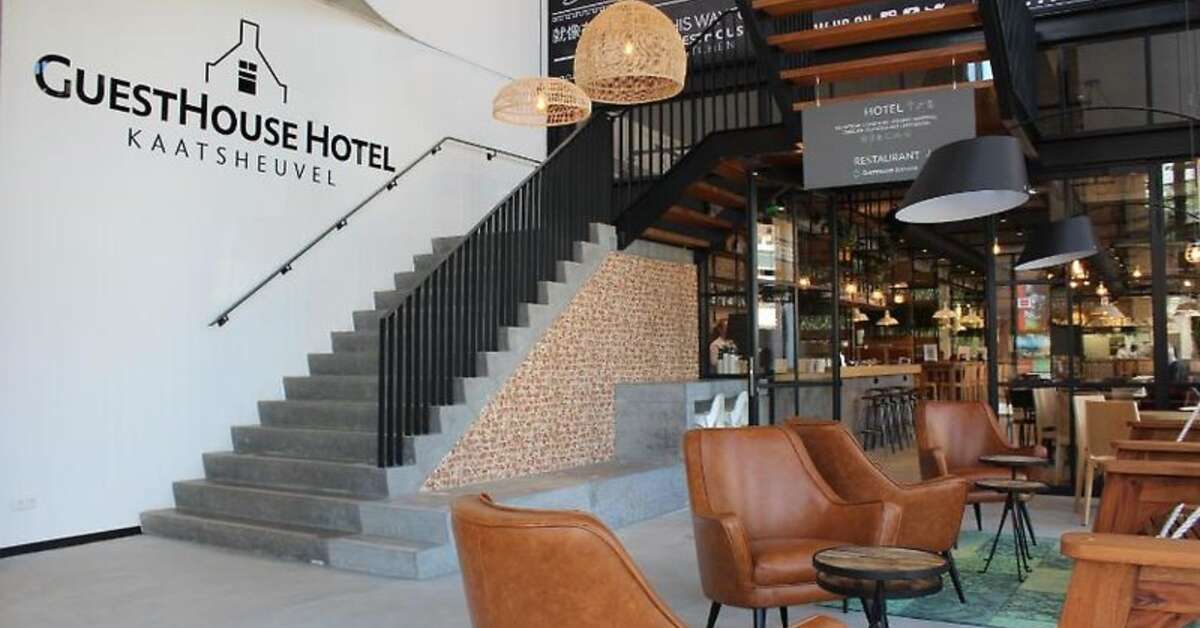 Een foto van het interieur van GuestHouse Hotel Kaatsheuvel