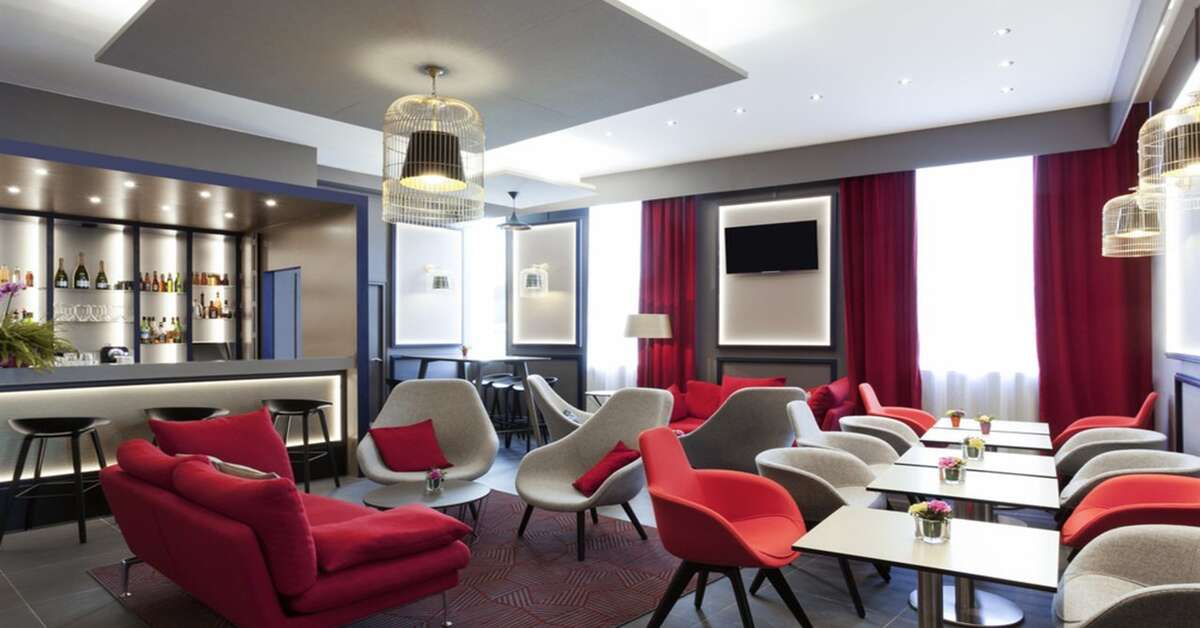 Een foto van de faciliteiten bij Novotel Paris 17