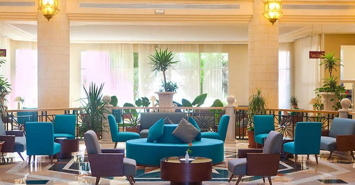 Een foto van het interieur van El Mouradi Hammamet Resort